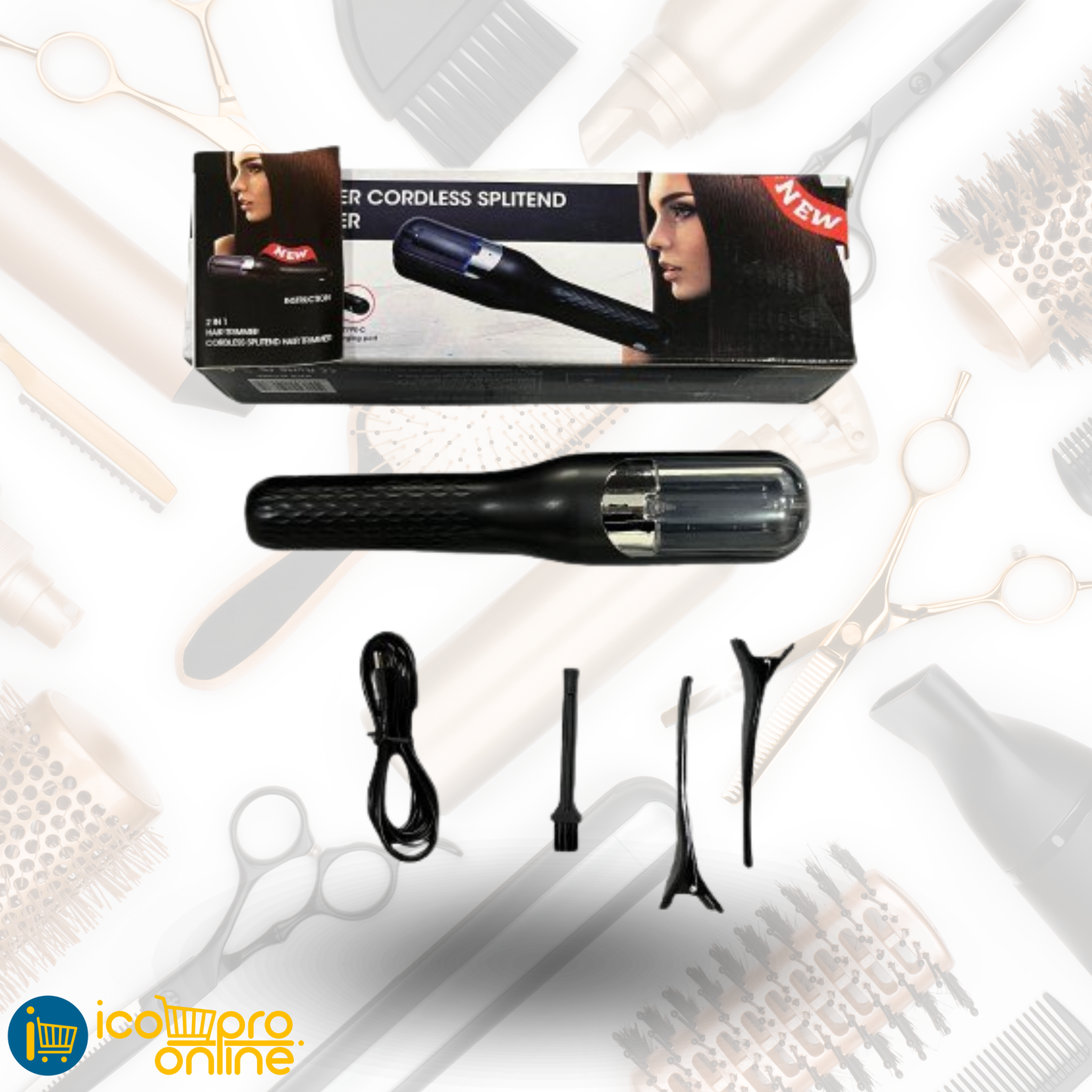💇♀️ RECORTADORA DE PUNTAS ABIERTAS – CABELLO SUAVE, SANO Y SIN DAÑOS DESDE CASA